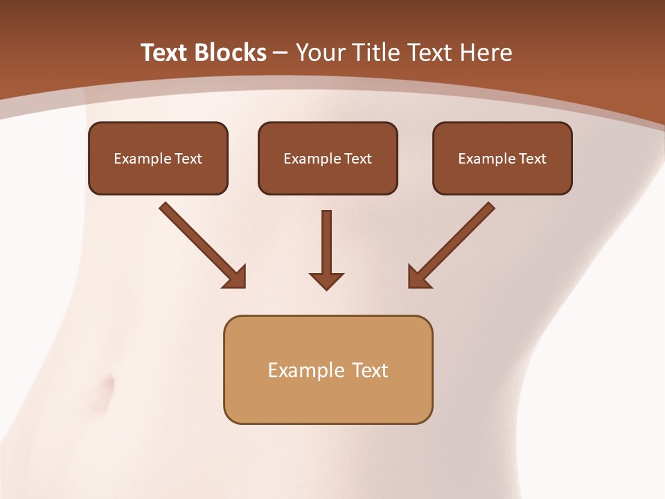 A Close Up Of A Person's Legs With A Brown Background PowerPoint Template