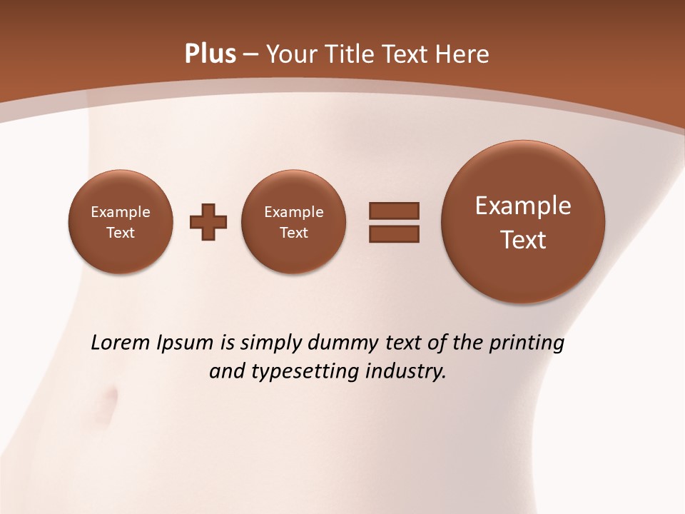 A Close Up Of A Person's Legs With A Brown Background PowerPoint Template