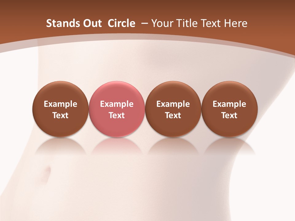A Close Up Of A Person's Legs With A Brown Background PowerPoint Template