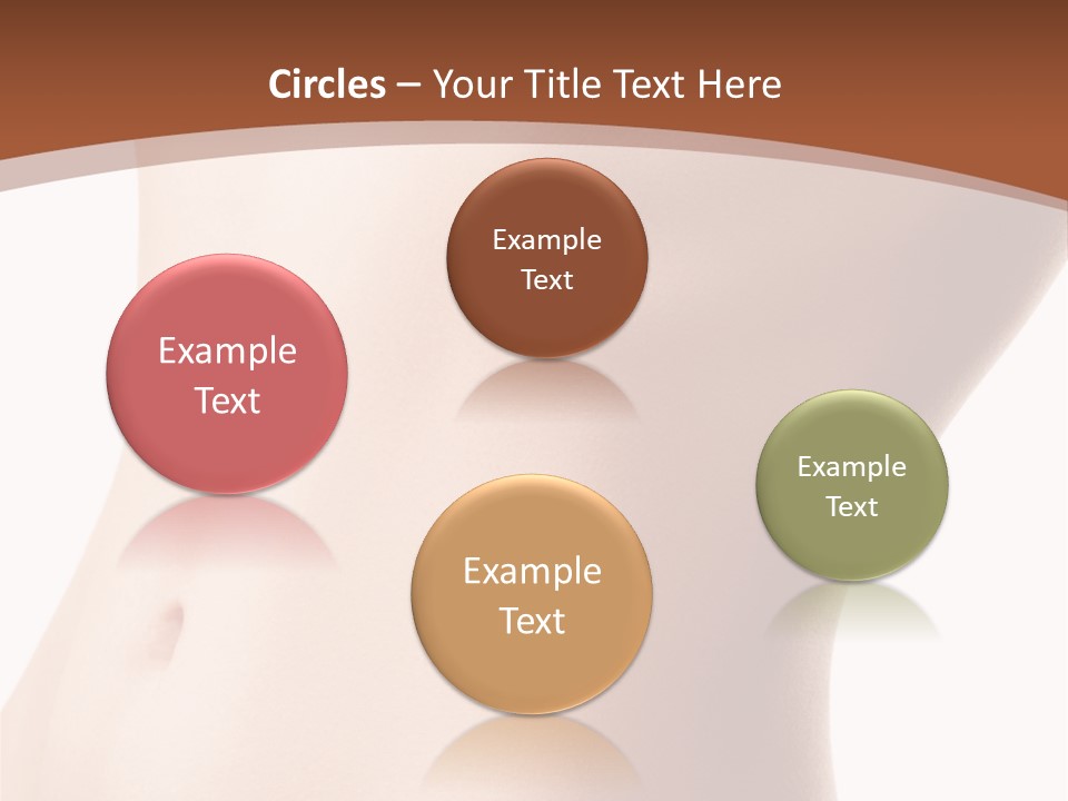 A Close Up Of A Person's Legs With A Brown Background PowerPoint Template