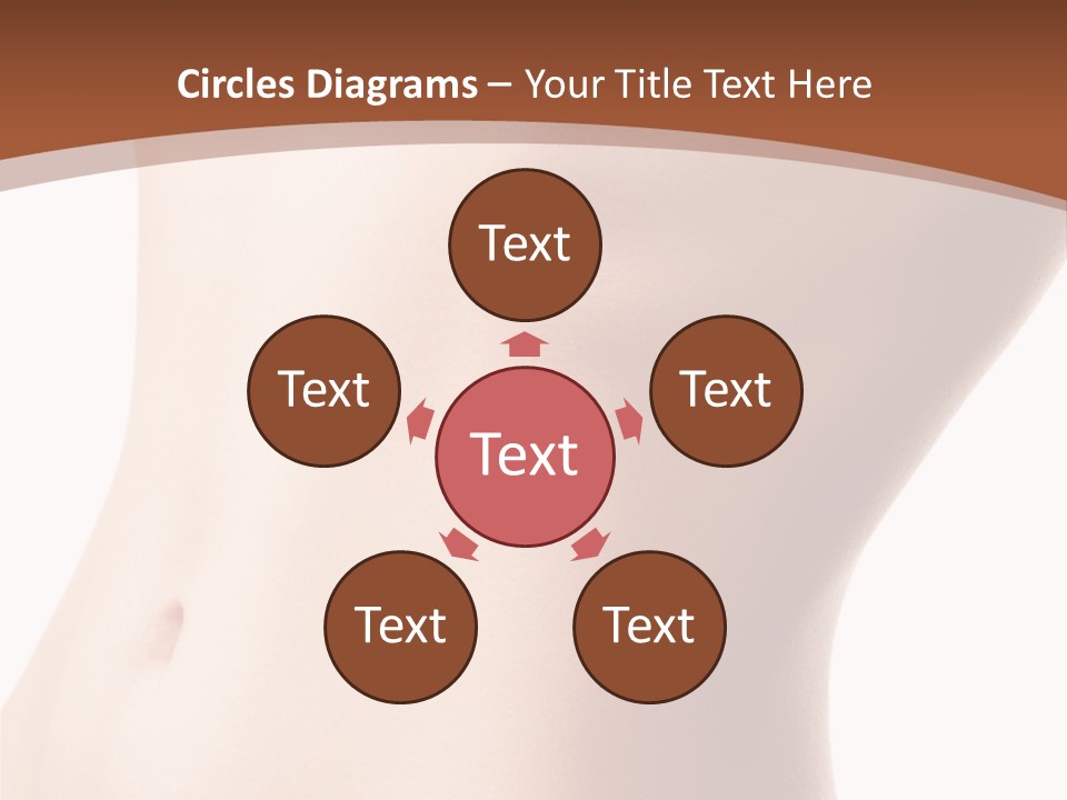A Close Up Of A Person's Legs With A Brown Background PowerPoint Template