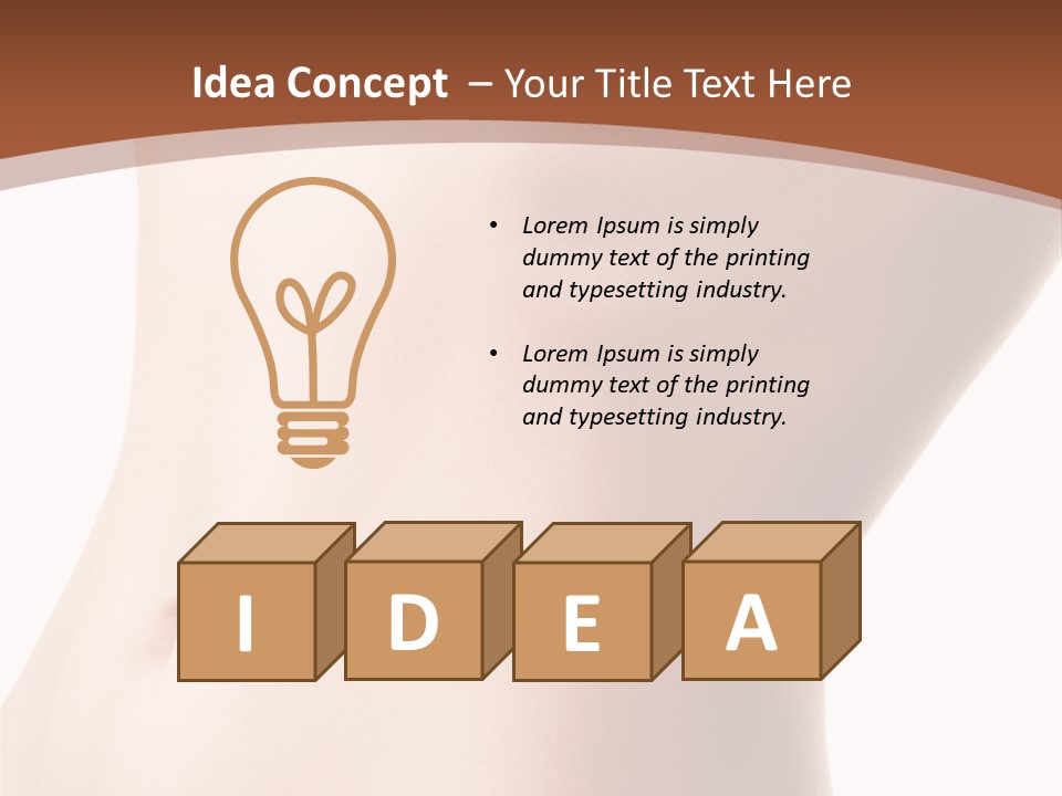 A Close Up Of A Person's Legs With A Brown Background PowerPoint Template
