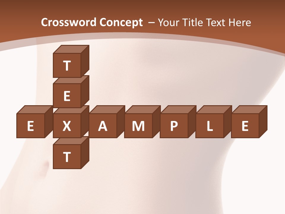 A Close Up Of A Person's Legs With A Brown Background PowerPoint Template