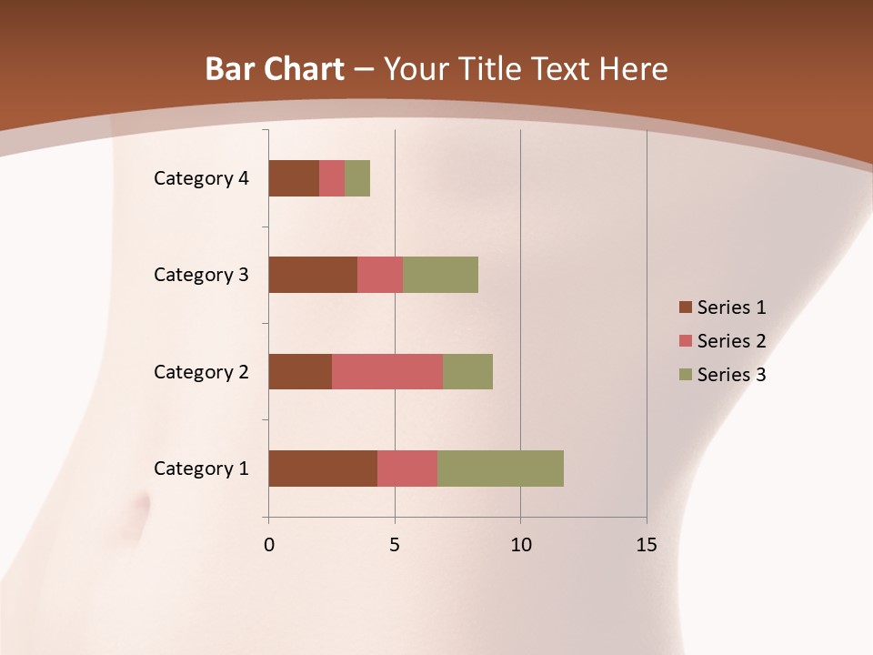 A Close Up Of A Person's Legs With A Brown Background PowerPoint Template