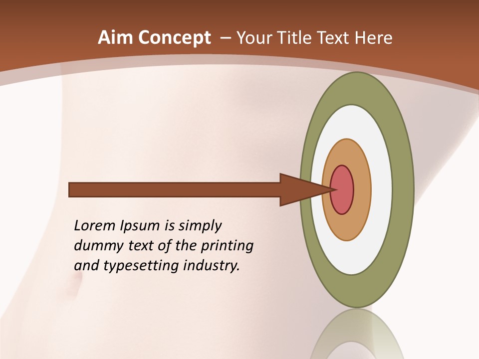 A Close Up Of A Person's Legs With A Brown Background PowerPoint Template