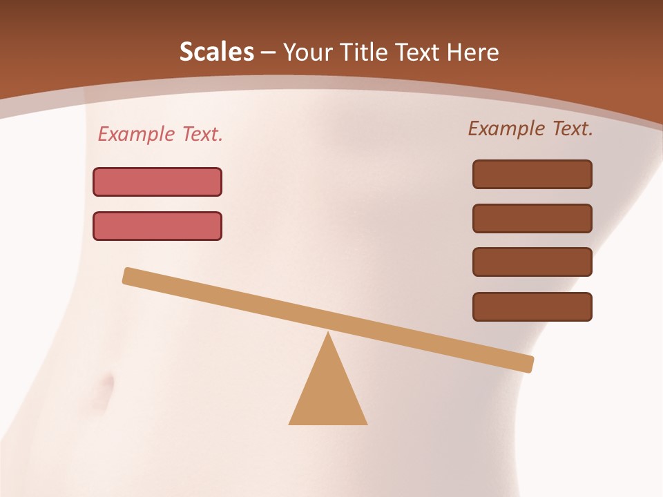 A Close Up Of A Person's Legs With A Brown Background PowerPoint Template