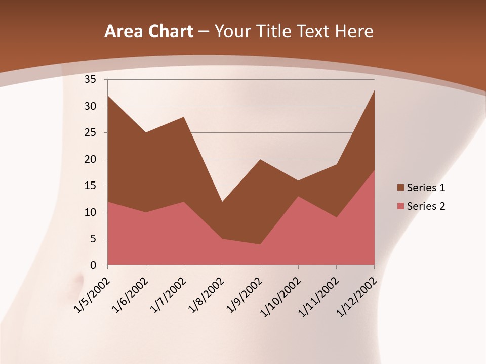 A Close Up Of A Person's Legs With A Brown Background PowerPoint Template