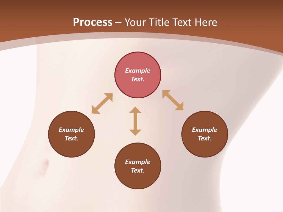 A Close Up Of A Person's Legs With A Brown Background PowerPoint Template