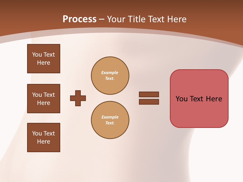 A Close Up Of A Person's Legs With A Brown Background PowerPoint Template