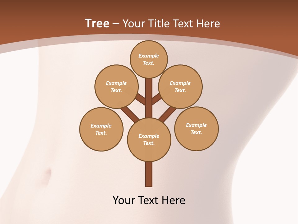 A Close Up Of A Person's Legs With A Brown Background PowerPoint Template