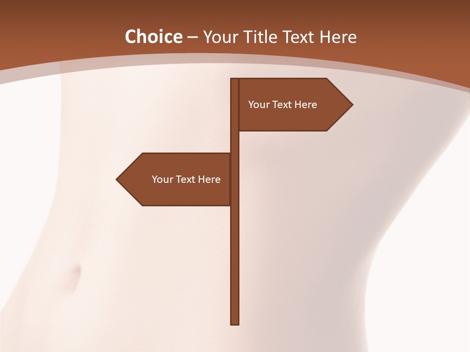 A Close Up Of A Person's Legs With A Brown Background PowerPoint Template