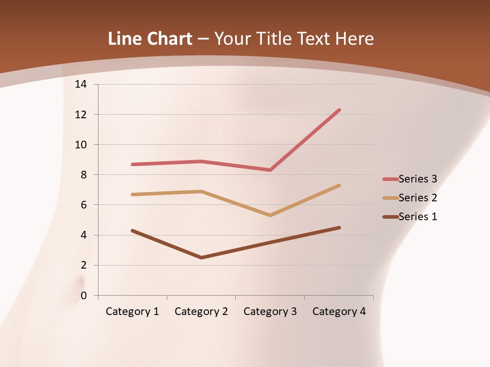 A Close Up Of A Person's Legs With A Brown Background PowerPoint Template