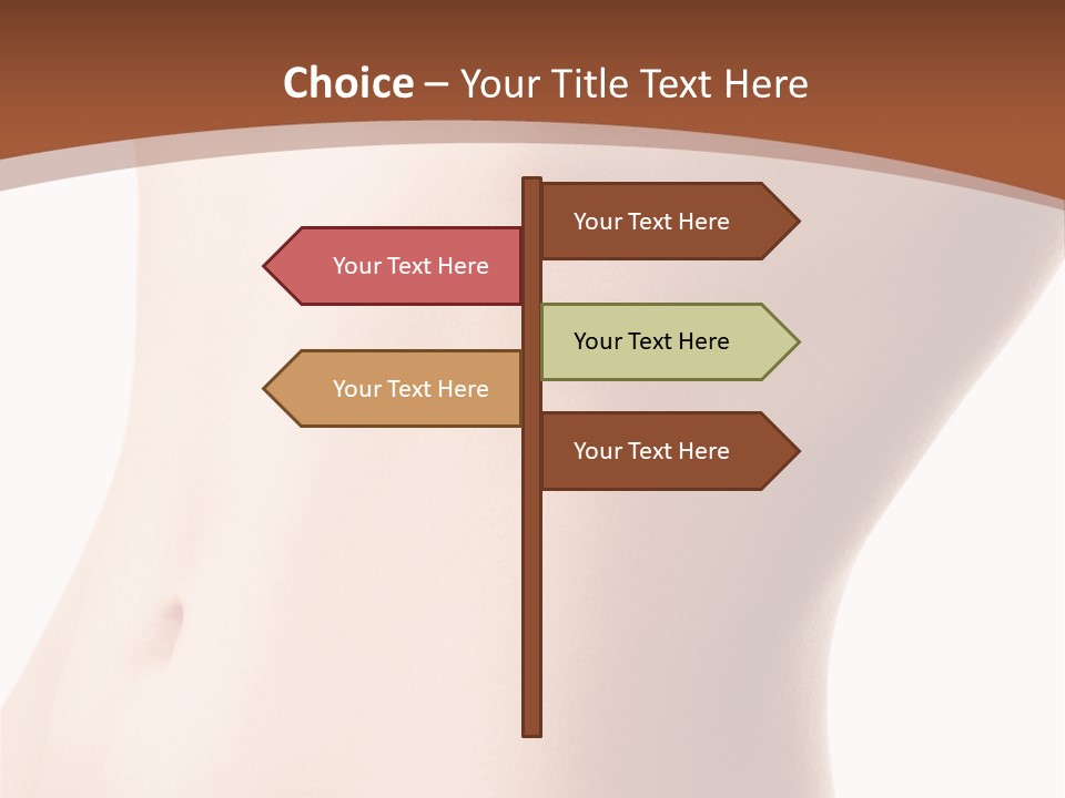 A Close Up Of A Person's Legs With A Brown Background PowerPoint Template