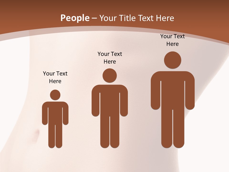 A Close Up Of A Person's Legs With A Brown Background PowerPoint Template