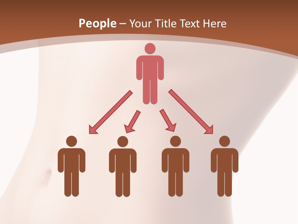 A Close Up Of A Person's Legs With A Brown Background PowerPoint Template