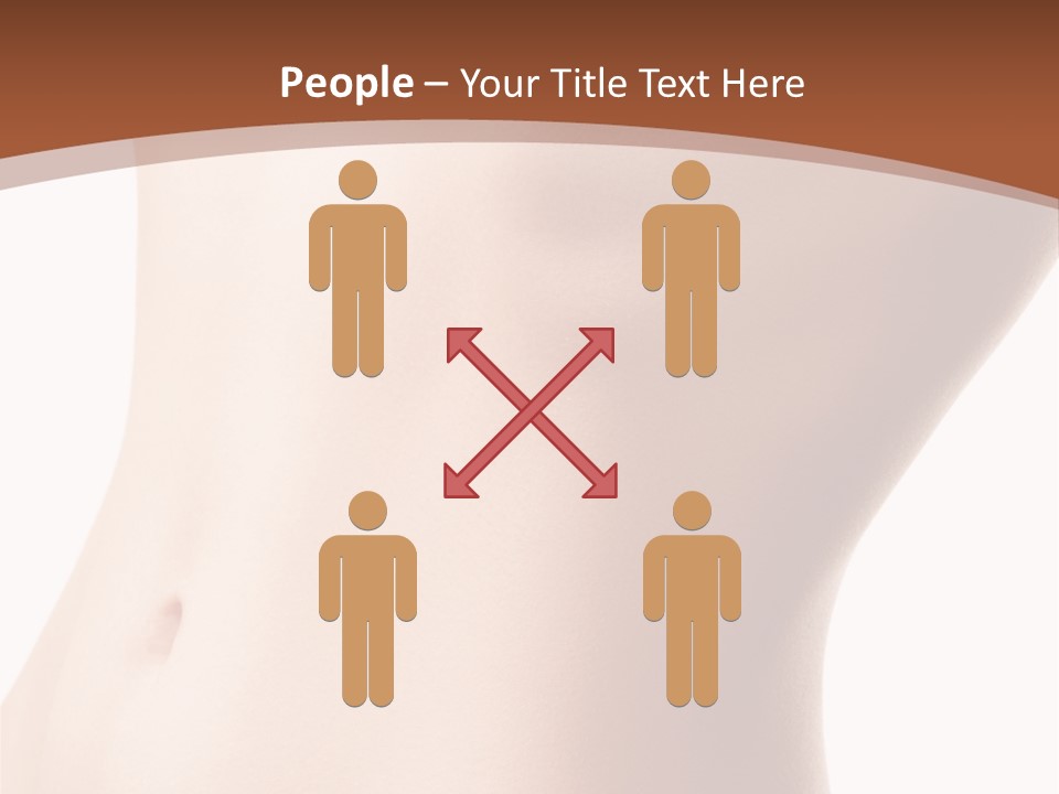 A Close Up Of A Person's Legs With A Brown Background PowerPoint Template