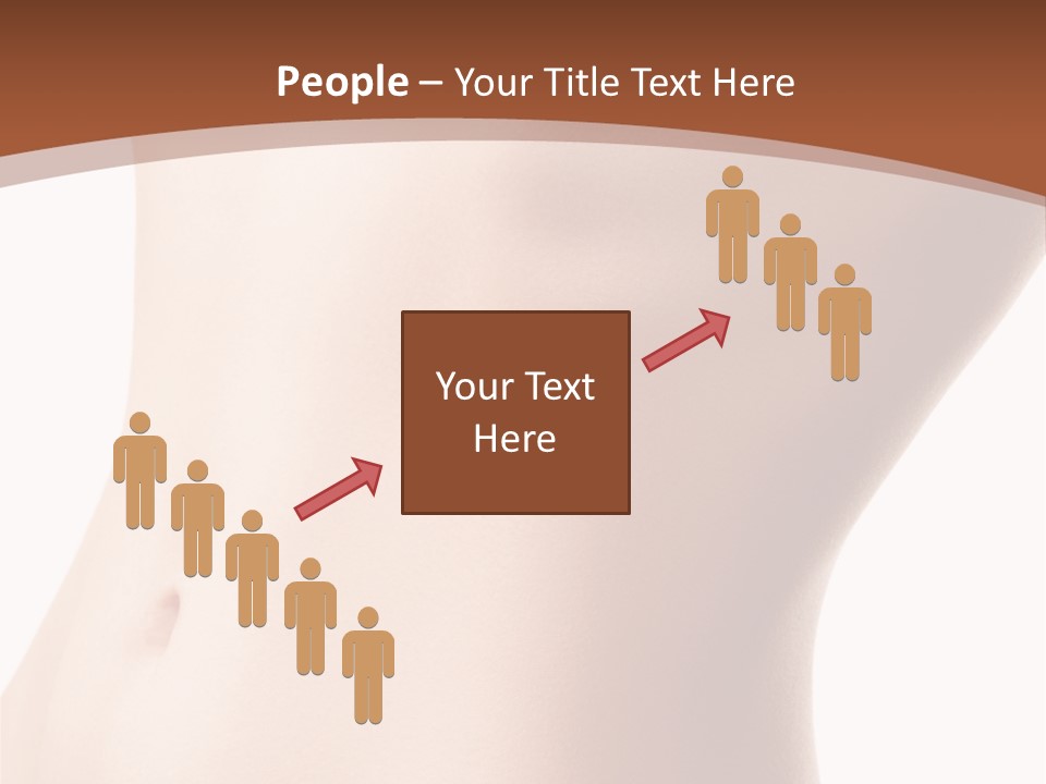 A Close Up Of A Person's Legs With A Brown Background PowerPoint Template