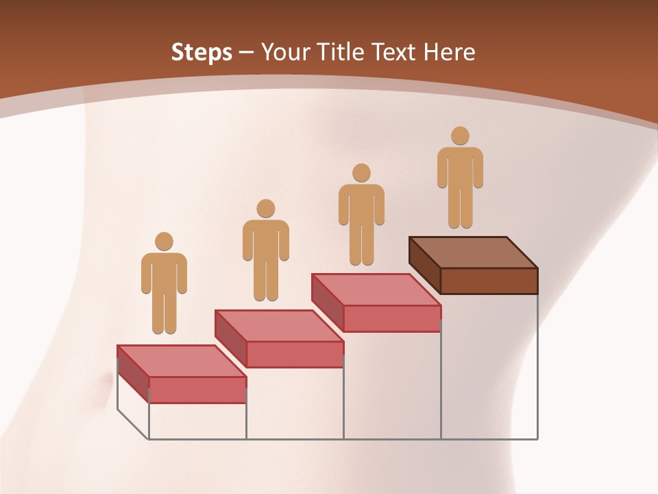 A Close Up Of A Person's Legs With A Brown Background PowerPoint Template
