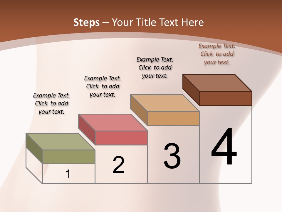 A Close Up Of A Person's Legs With A Brown Background PowerPoint Template