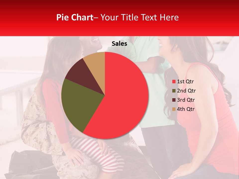 A Group Of People Standing Around Each Other PowerPoint Template