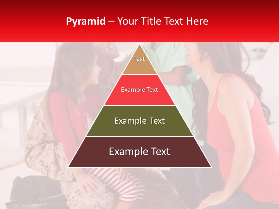 A Group Of People Standing Around Each Other PowerPoint Template