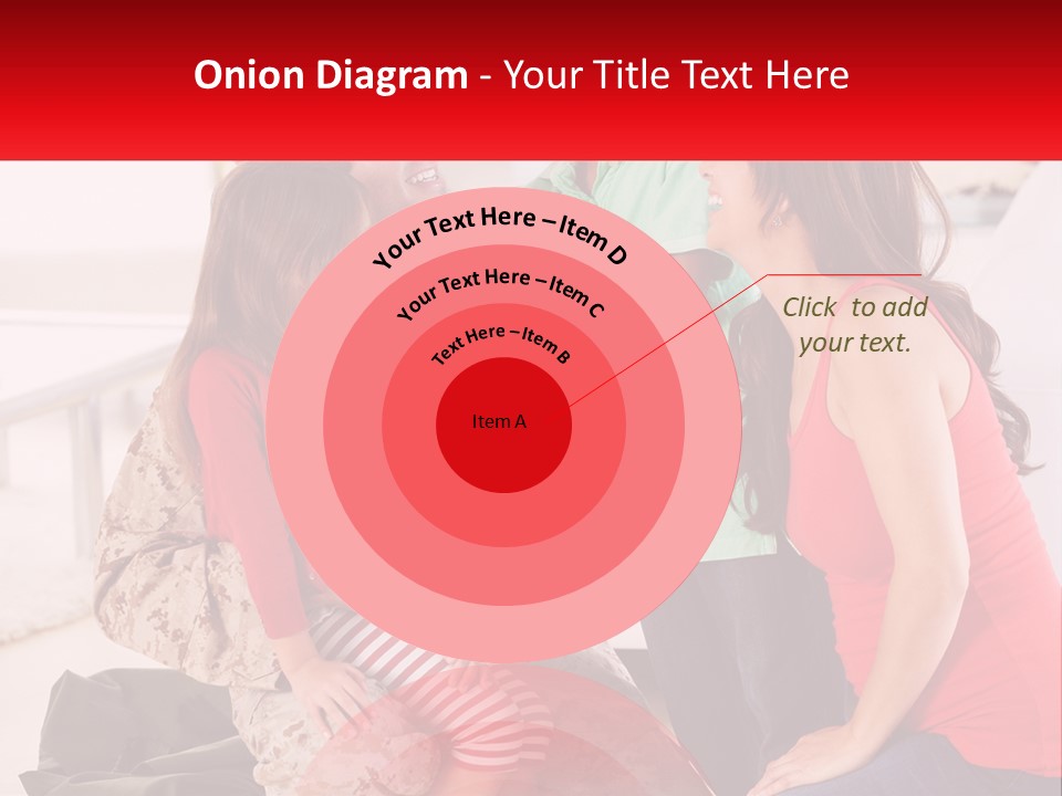 A Group Of People Standing Around Each Other PowerPoint Template