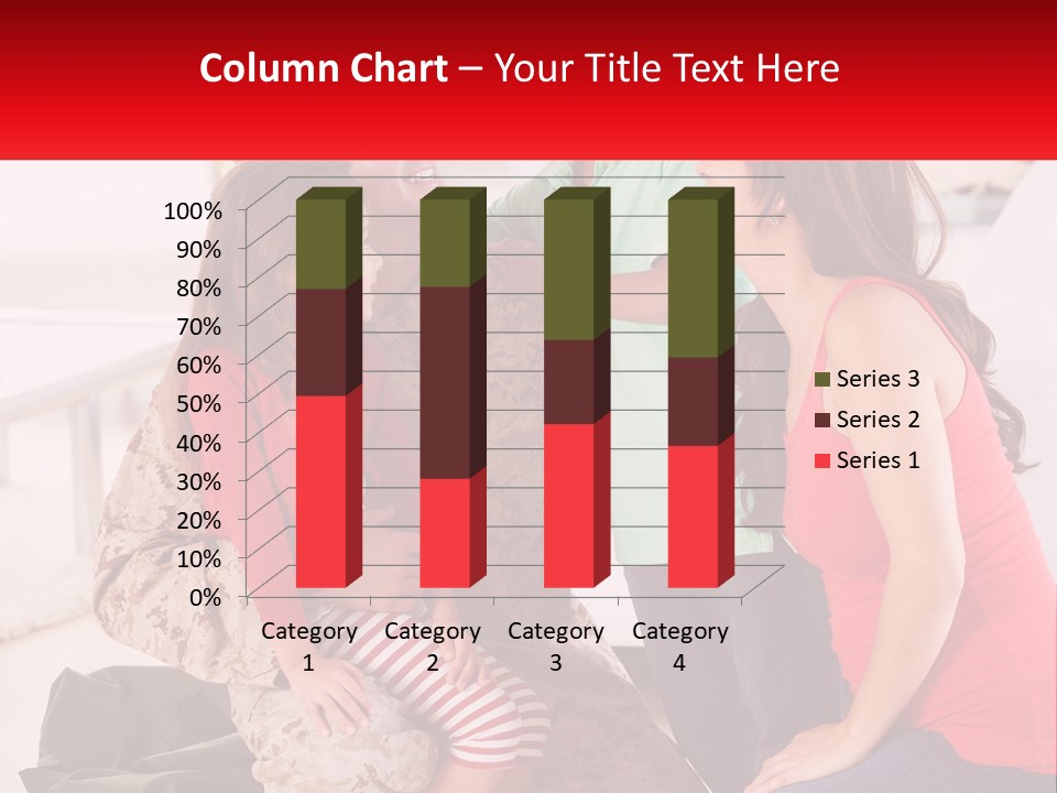 A Group Of People Standing Around Each Other PowerPoint Template