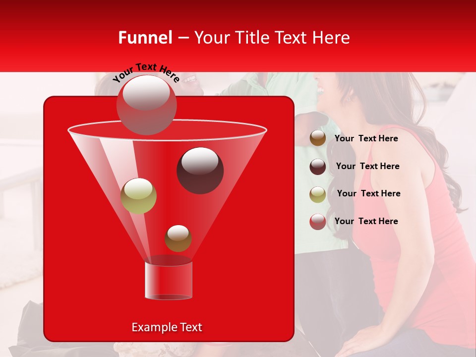 A Group Of People Standing Around Each Other PowerPoint Template