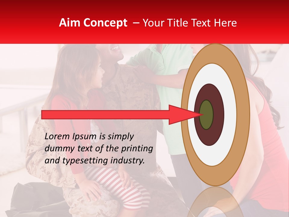 A Group Of People Standing Around Each Other PowerPoint Template