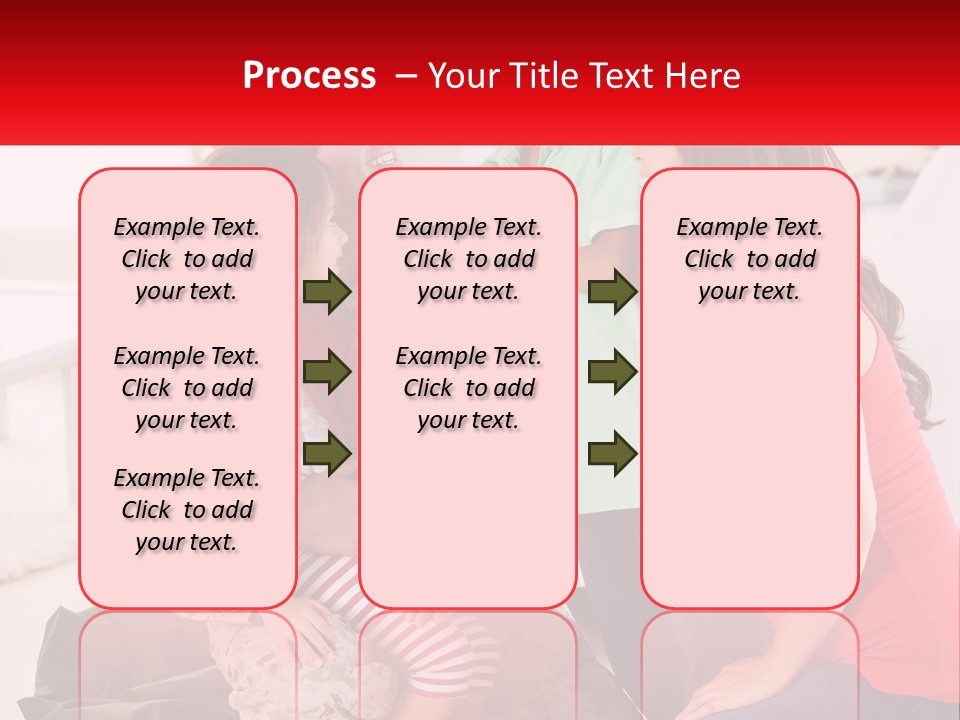 A Group Of People Standing Around Each Other PowerPoint Template