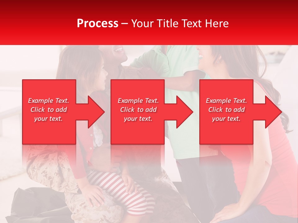 A Group Of People Standing Around Each Other PowerPoint Template