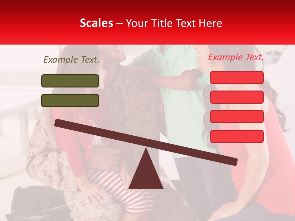 A Group Of People Standing Around Each Other PowerPoint Template