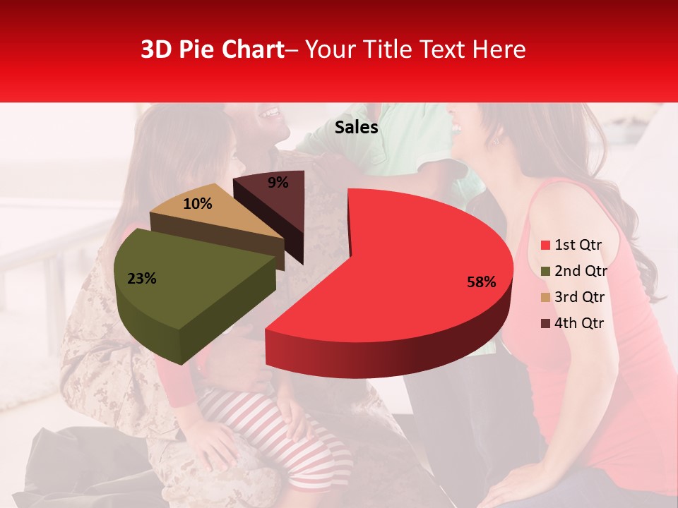 A Group Of People Standing Around Each Other PowerPoint Template