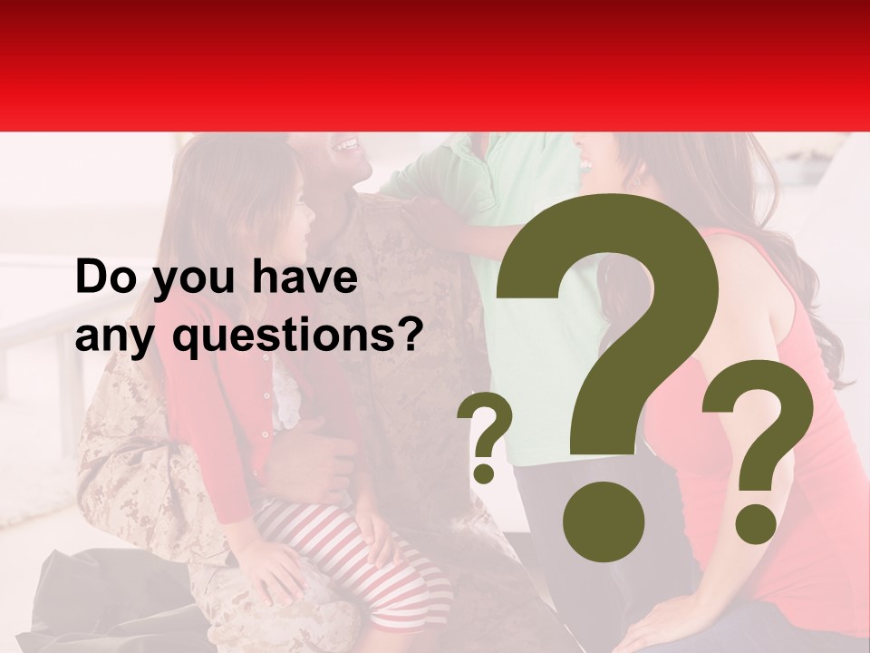 A Group Of People Standing Around Each Other PowerPoint Template