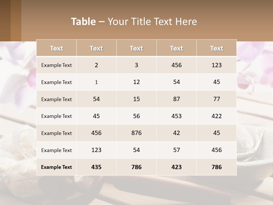 A Buddha Statue Sitting On Top Of A Wooden Table PowerPoint Template
