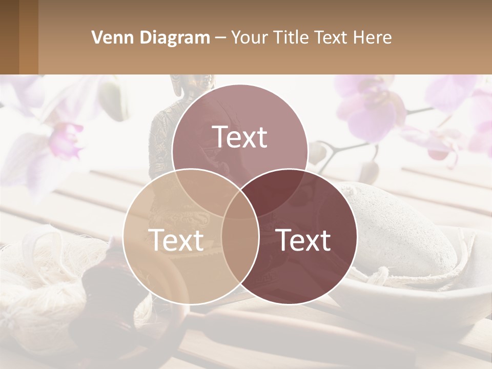 A Buddha Statue Sitting On Top Of A Wooden Table PowerPoint Template