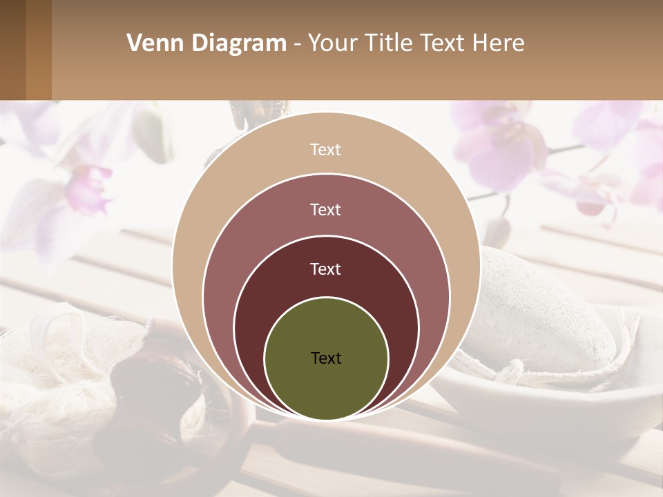 A Buddha Statue Sitting On Top Of A Wooden Table PowerPoint Template