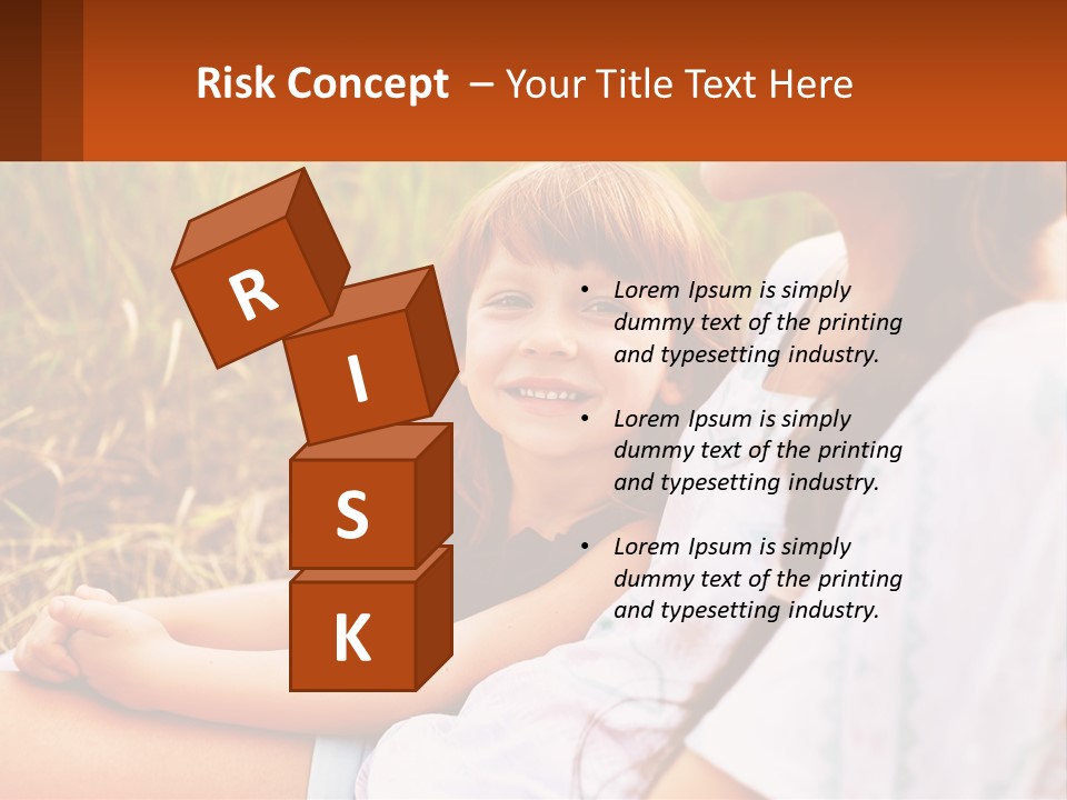 A Woman Sitting Next To A Little Girl In A Field PowerPoint Template