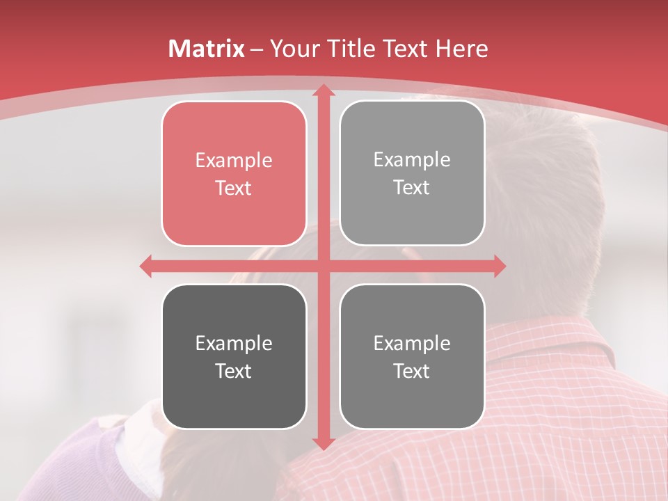 A Man And A Little Girl Hugging Each Other PowerPoint Template
