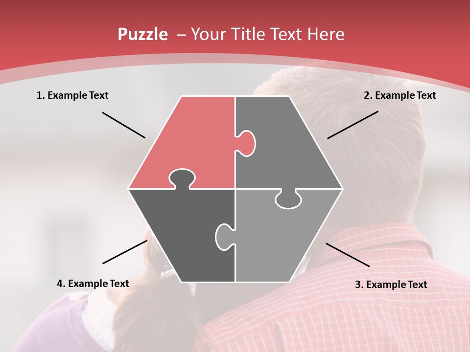 A Man And A Little Girl Hugging Each Other PowerPoint Template