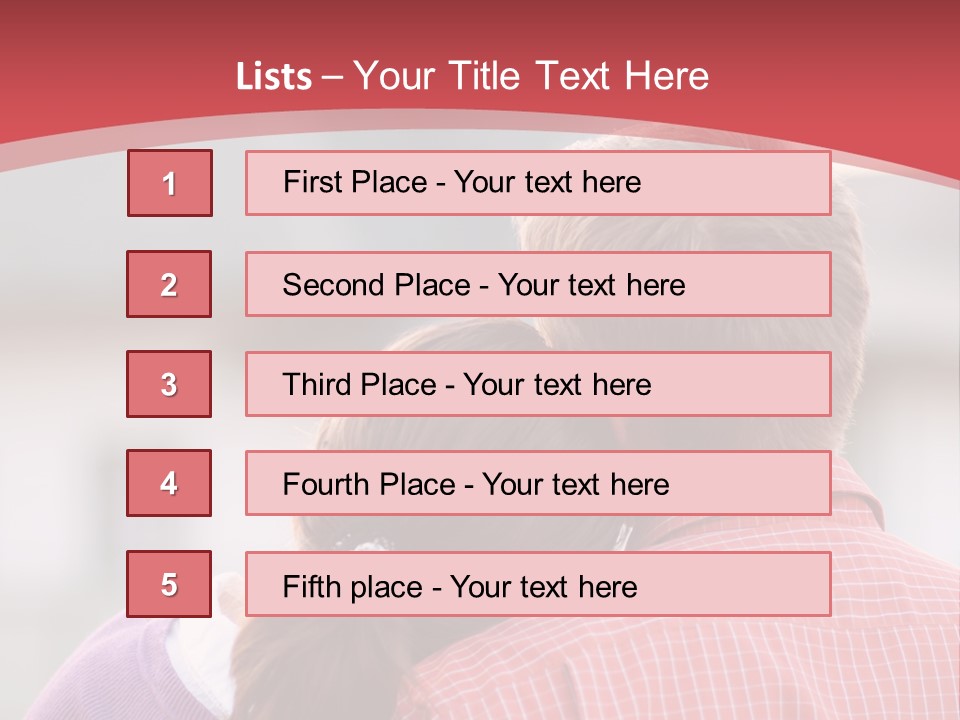 A Man And A Little Girl Hugging Each Other PowerPoint Template