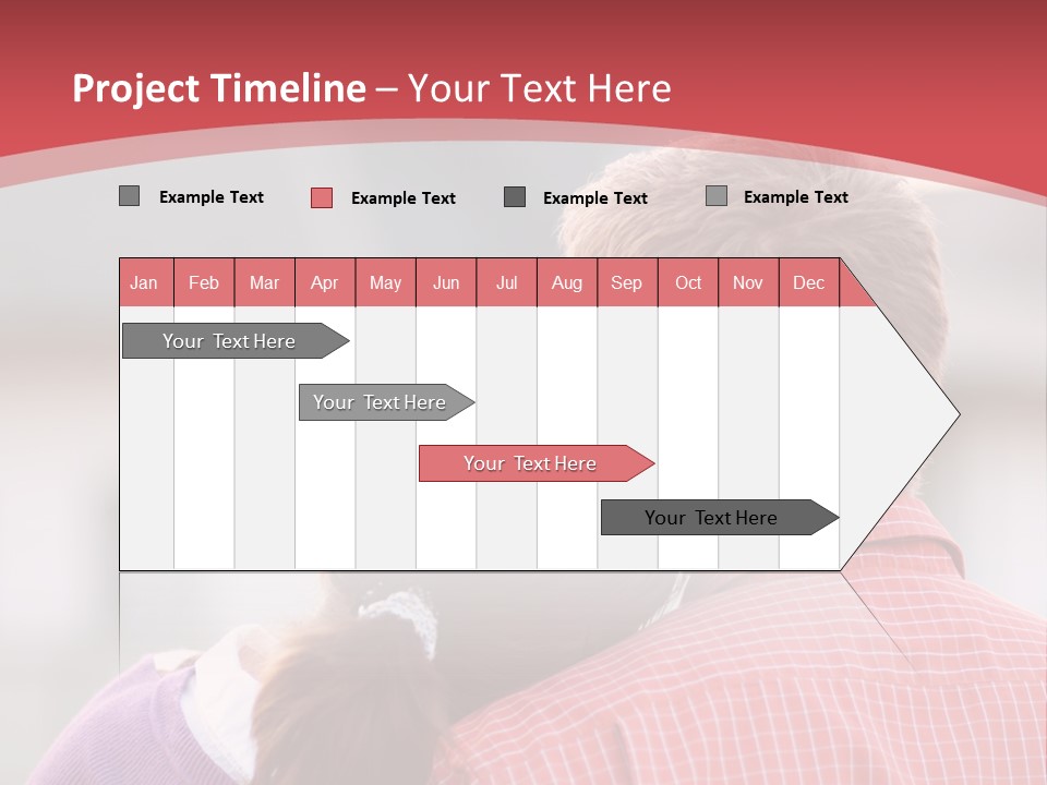 A Man And A Little Girl Hugging Each Other PowerPoint Template