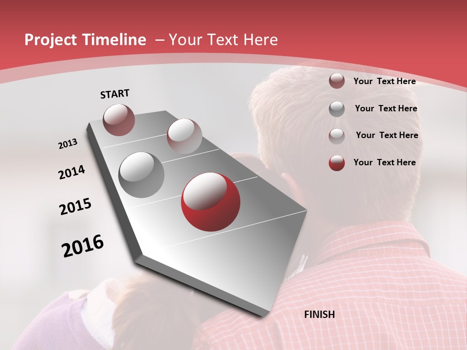 A Man And A Little Girl Hugging Each Other PowerPoint Template