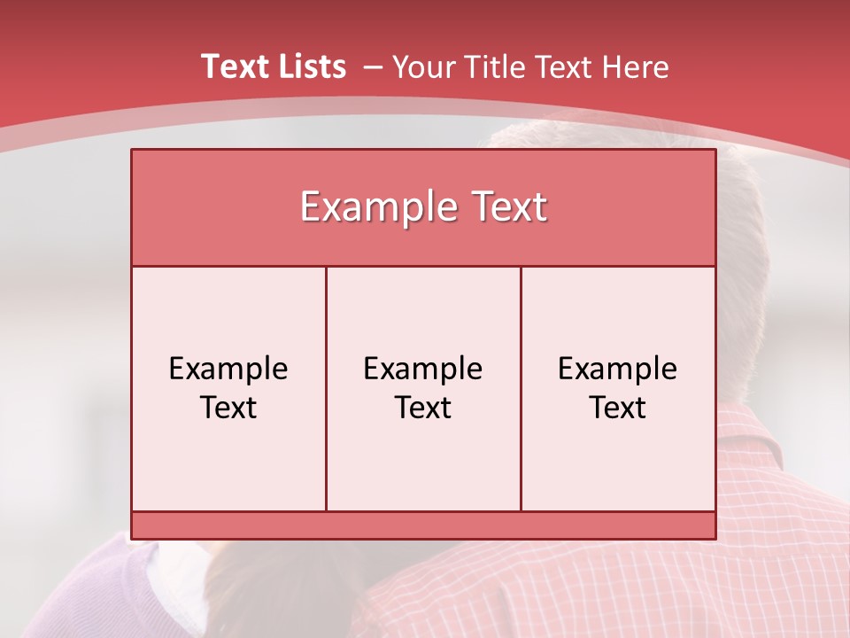 A Man And A Little Girl Hugging Each Other PowerPoint Template