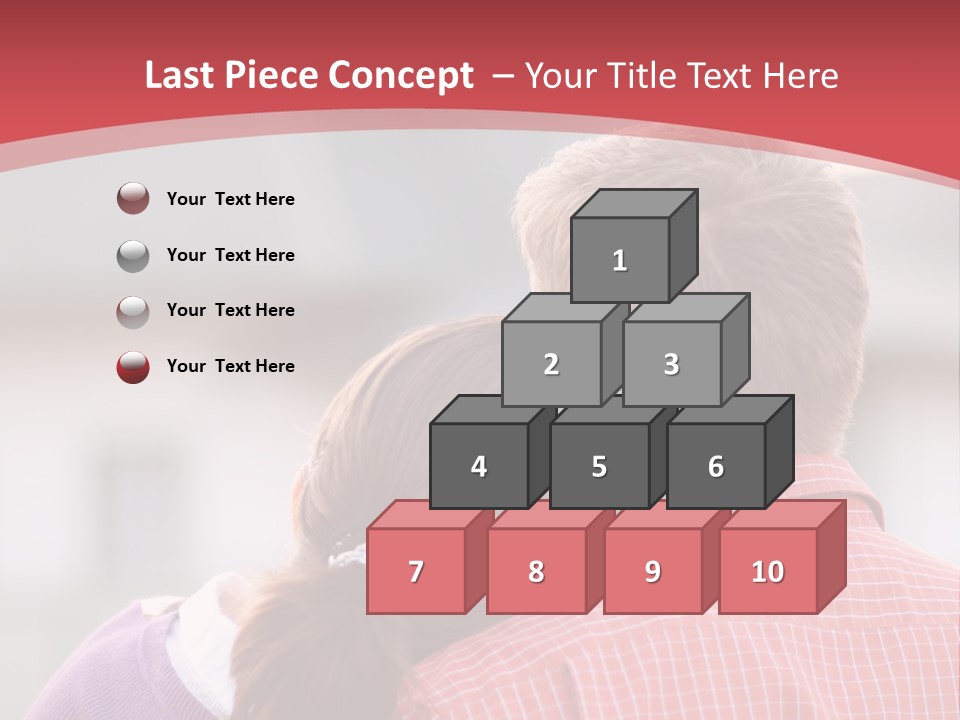 A Man And A Little Girl Hugging Each Other PowerPoint Template