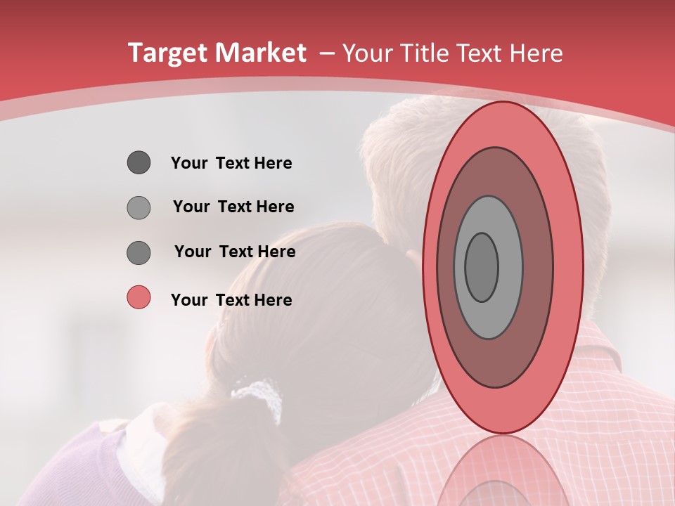 A Man And A Little Girl Hugging Each Other PowerPoint Template