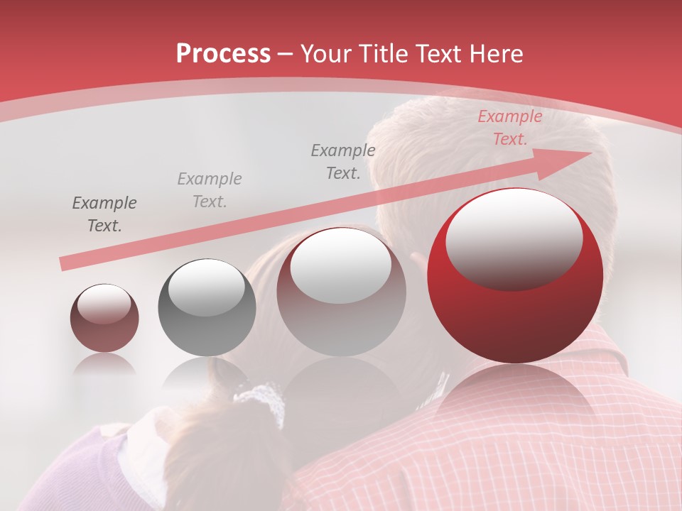 A Man And A Little Girl Hugging Each Other PowerPoint Template