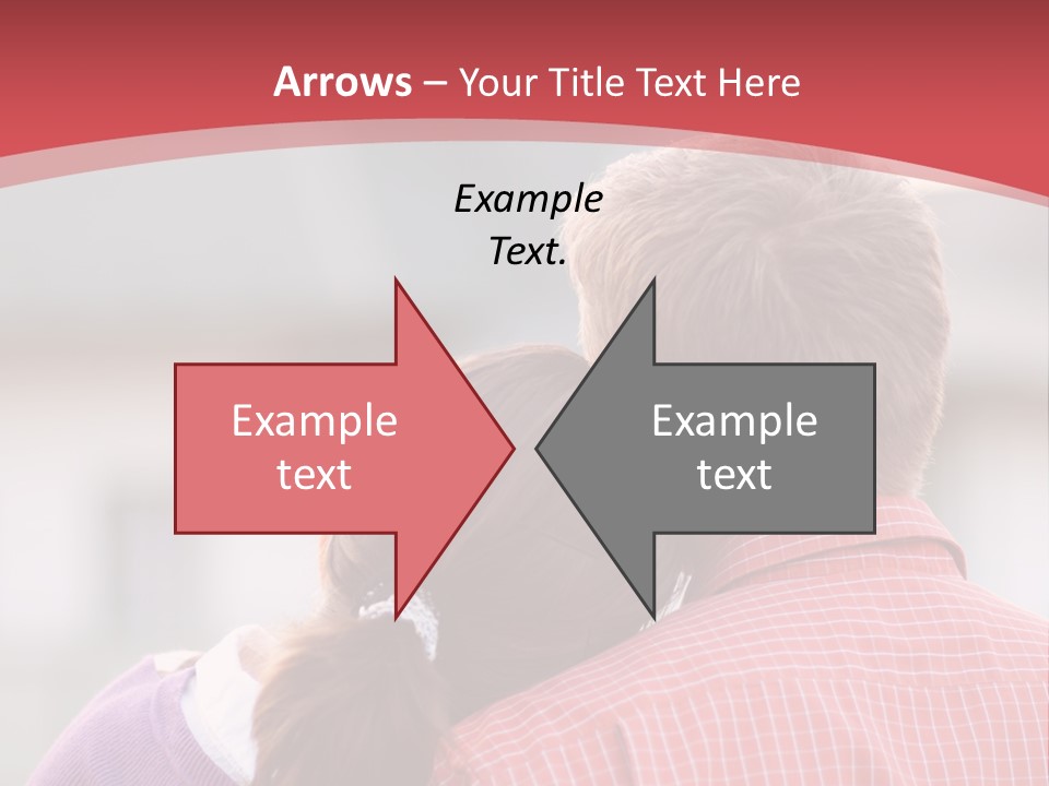 A Man And A Little Girl Hugging Each Other PowerPoint Template