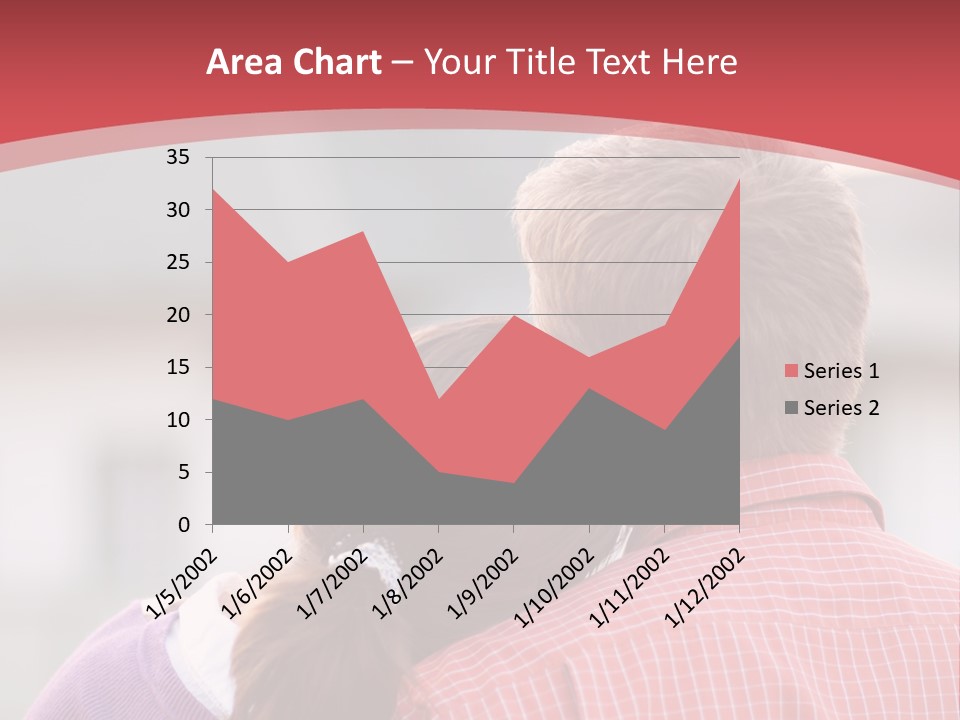 A Man And A Little Girl Hugging Each Other PowerPoint Template