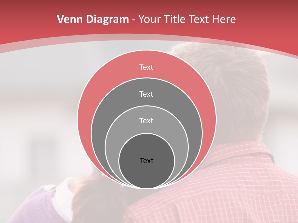 A Man And A Little Girl Hugging Each Other PowerPoint Template